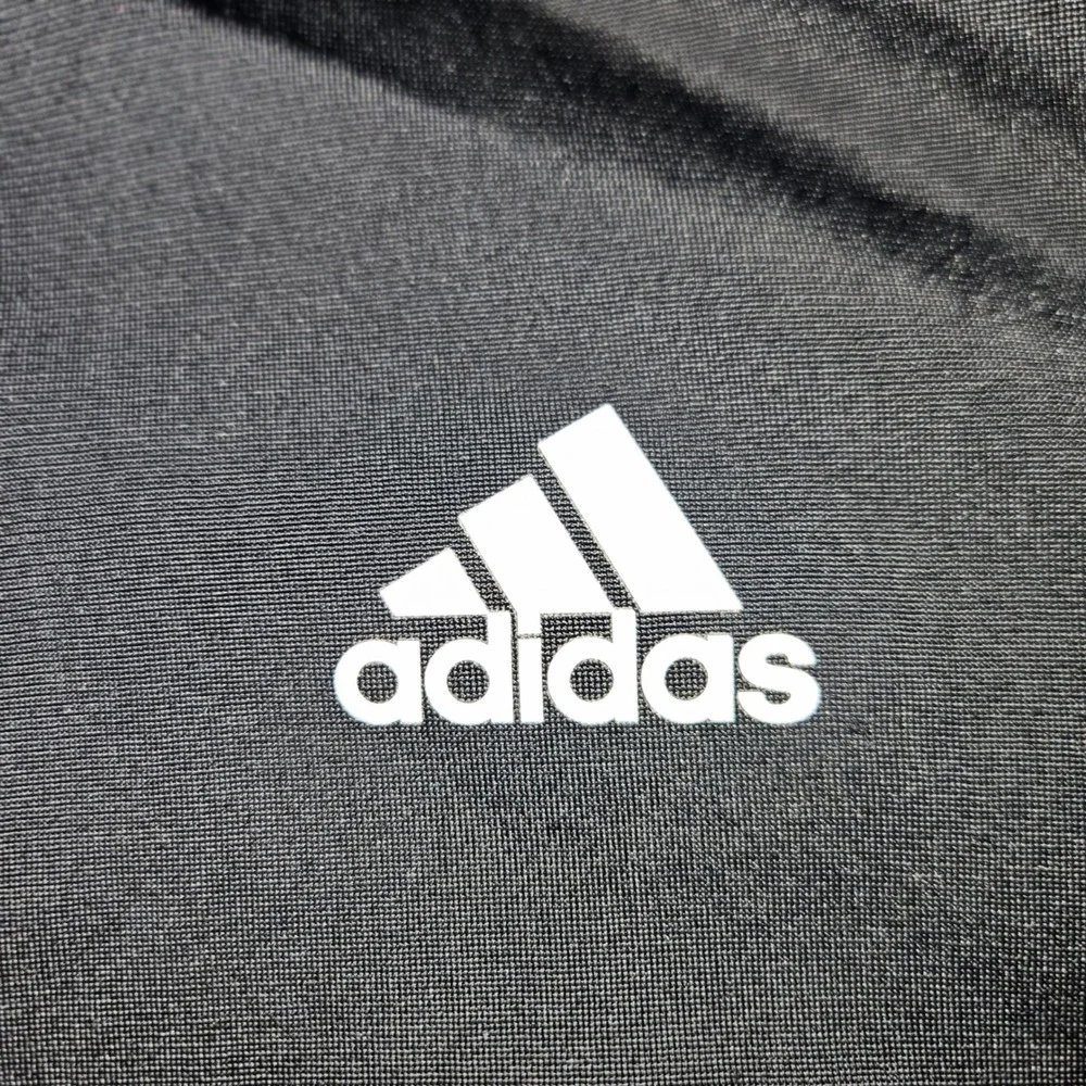 Adidas Mens 2XL Black 3-Stripe Full Zip Track Jacket H46099 Athletic Sportswear